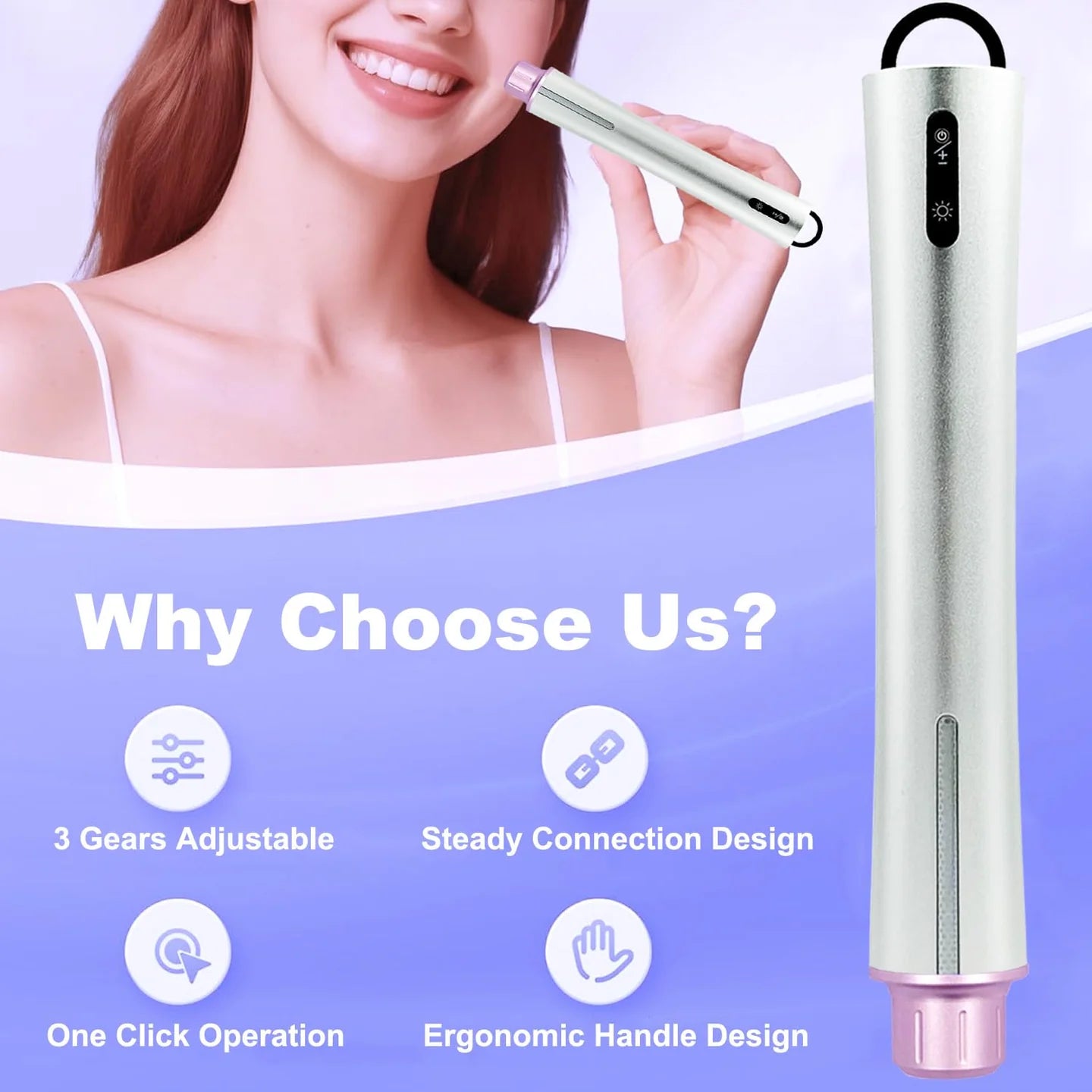 Mooi Luxe Micro-Needle Facial Roller (0.25 mm)